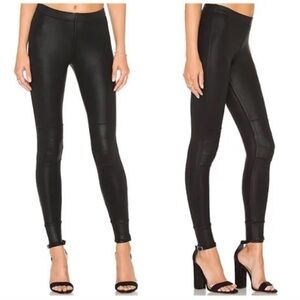 David Lerner Navy Moto Leggings XS